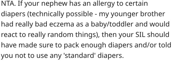 11. She should have warned him beforehand.