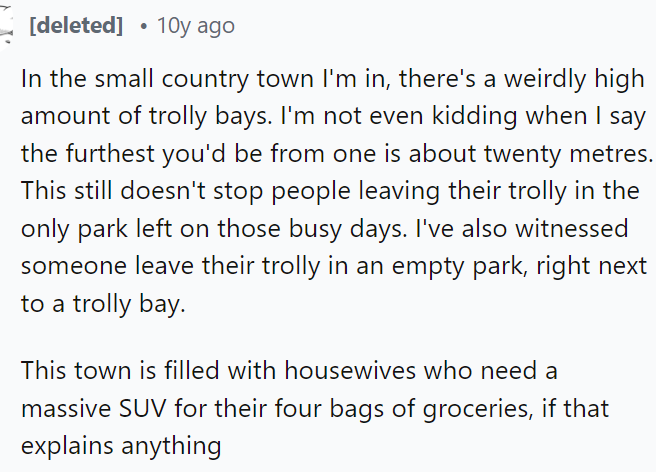 They aren't usually far from the parking spaces anywhere that I've been, so I'm not sure what the issue is here.