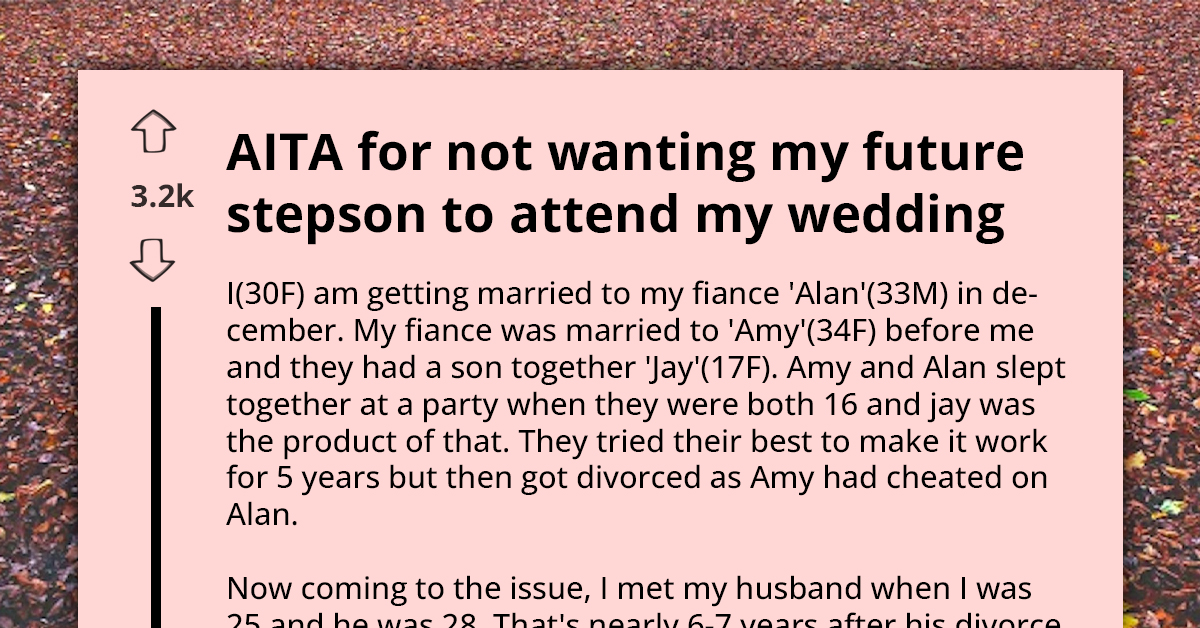 Redditor Asks If She's A**hole For Wanting To Uninvite Future Stepson From Wedding For Telling All His Friends She's On OnlyFans
