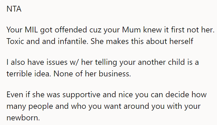 MIL makes this about herself