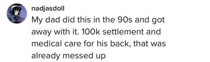 People started mentioning how they knew individuals who got away with this scam years ago. This comment certainly garnered a lot of responses.