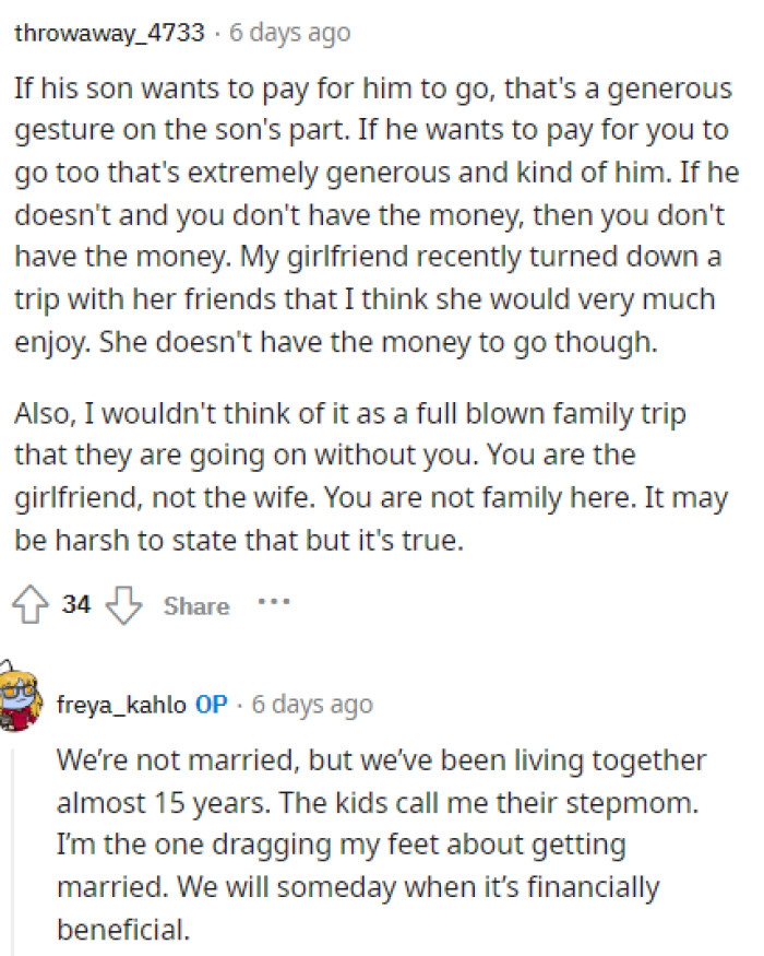 People gave their opinions throughout the comments, but it seems like OP is the one perhaps making things complicated here.