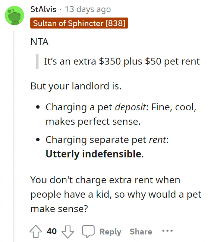 Maybe the AH in this one is actually the landlord... well, at least this one thinks they are!