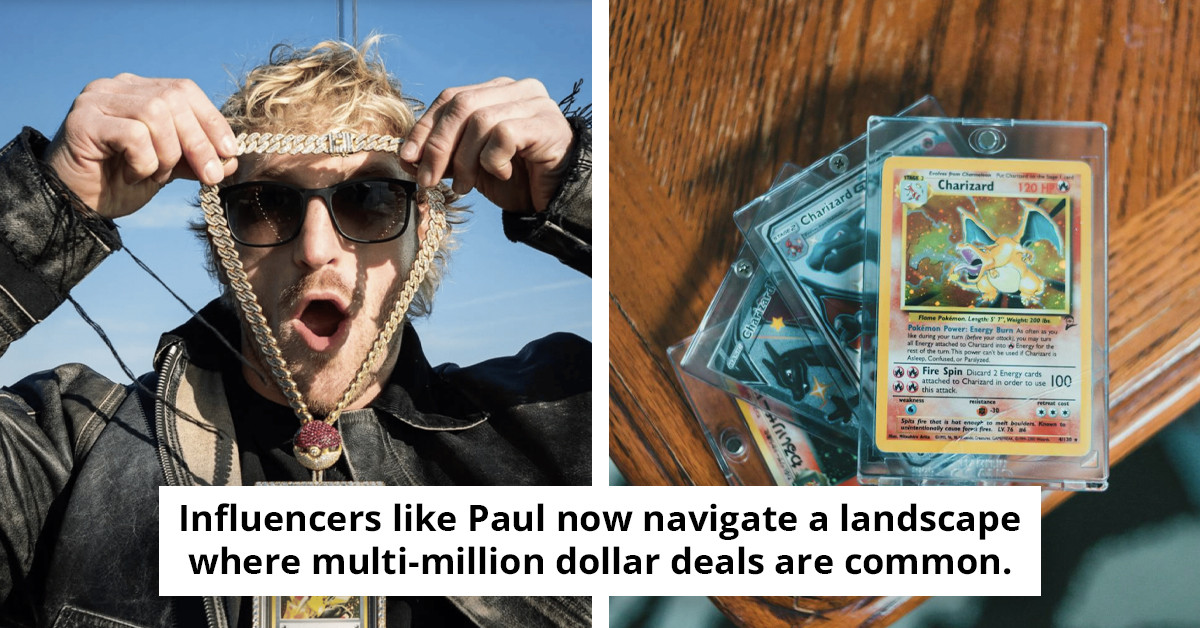 Logan Paul cashes in on his record-setting Pokémon card, selling it for three times his purchase price.