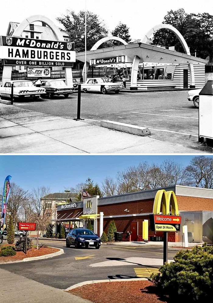 19. Worcester's First McDonald's: 1964 vs. 2021