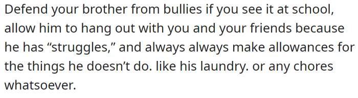 She explained further: