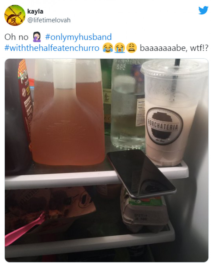 Someone clearly doesn't understand why phones don't go in the fridge: