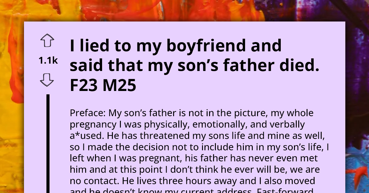 Single Mom Lies to BF About Her Son's Father, Feels Guilty Later and Seeks Advice as She Doesn't Want to Lose Him