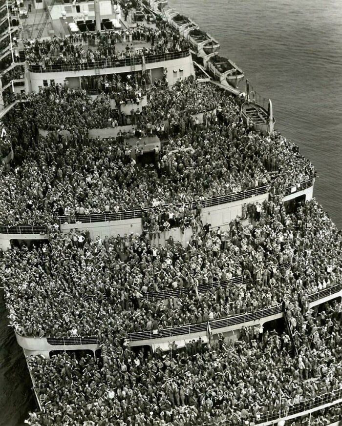 "Soldiers Returning Home From WWII 1945"