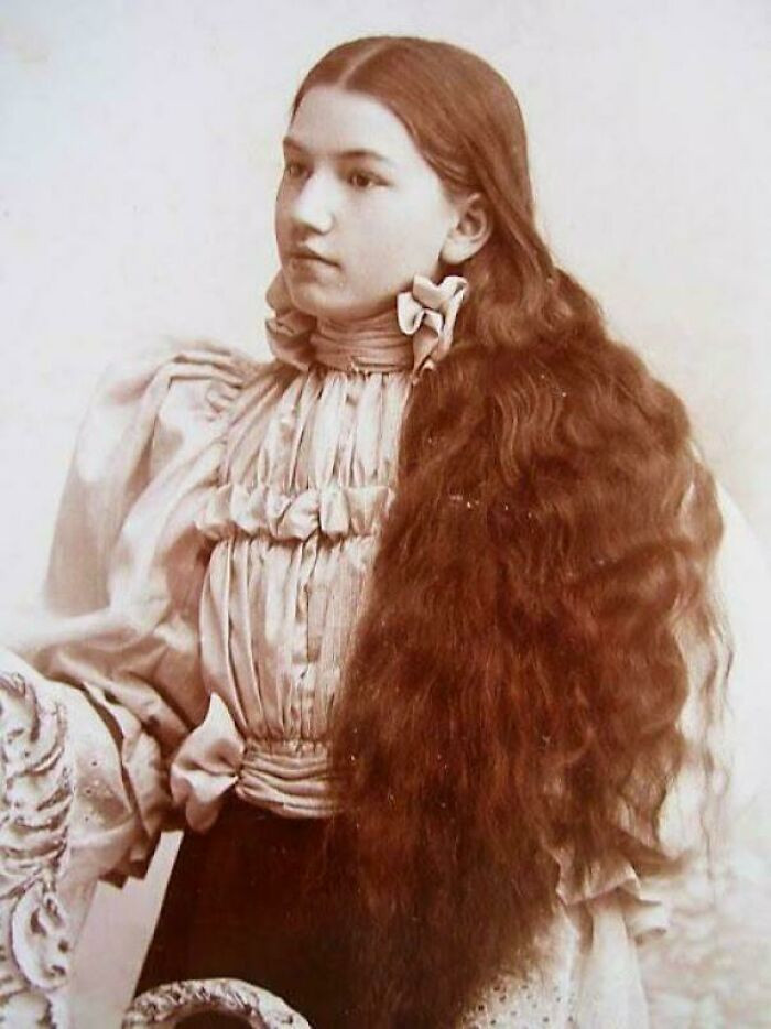 "Portrait Of An Unidentified Young Woman, Circa 1890"