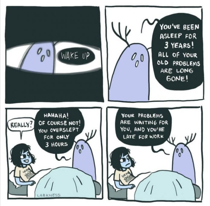 19. Sleep problems away