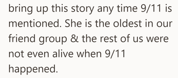 She holds the closest link to that moment, which makes her version hard to question out loud.