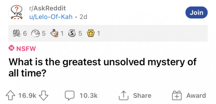 Reddit user u/Lelo-Of-Kah asked the question,