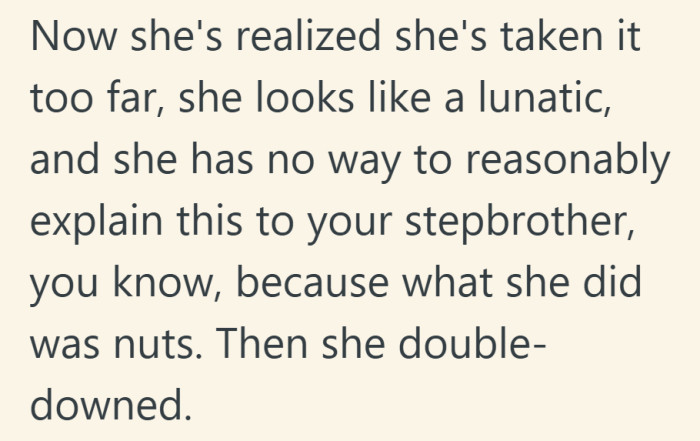 Once the line was crossed, backing down only seemed to make things messier.