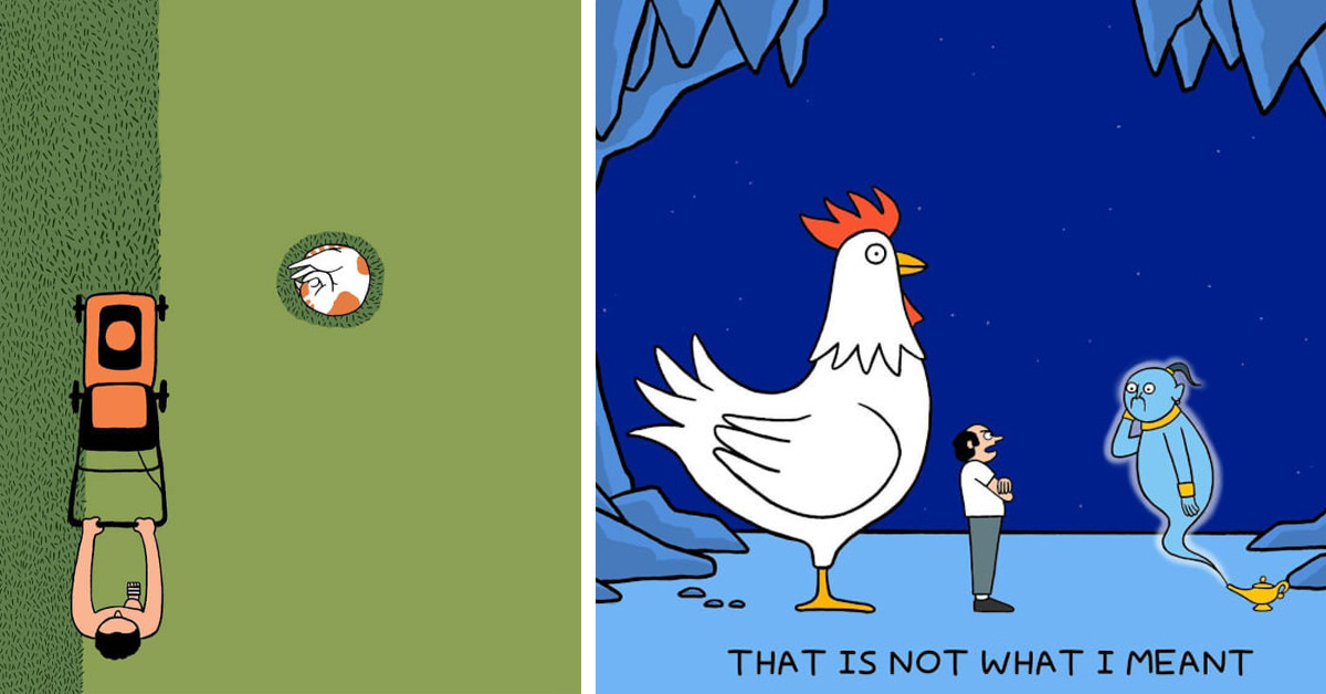 35 Sarcastic Works Of Art That Put The Creativity Of The Human Mind To The Test