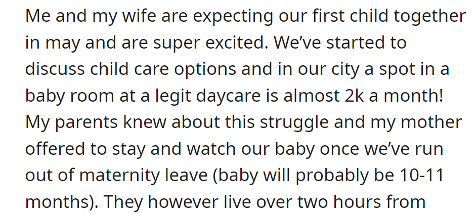 Looks like Grandma's stepping in as our baby's CEO of Operations!