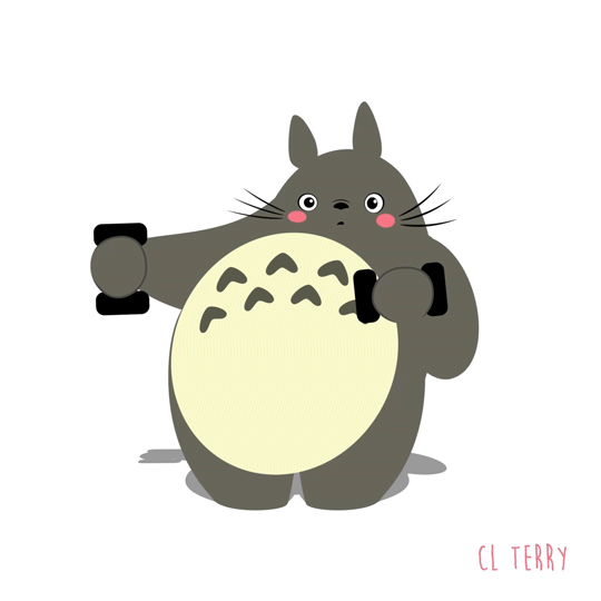 6. Yes, Totoro... Show them how it's done!