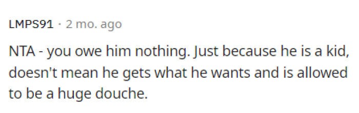 The child also needs to learn boundaries and that they are not always welcome everywhere; just because people are nice doesn't mean he's invited.