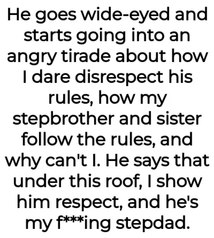 Then angrily confronts the OP about disrespecting his rules.