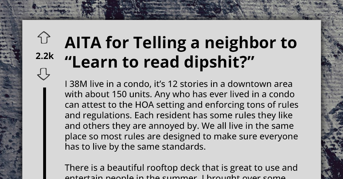 Man Clashes With Neighbor Over HOA Guest Limit, Family Thinks He Is Wrong