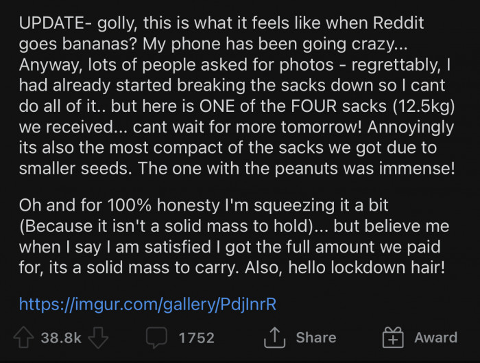 OP eventually modified the post to include an 