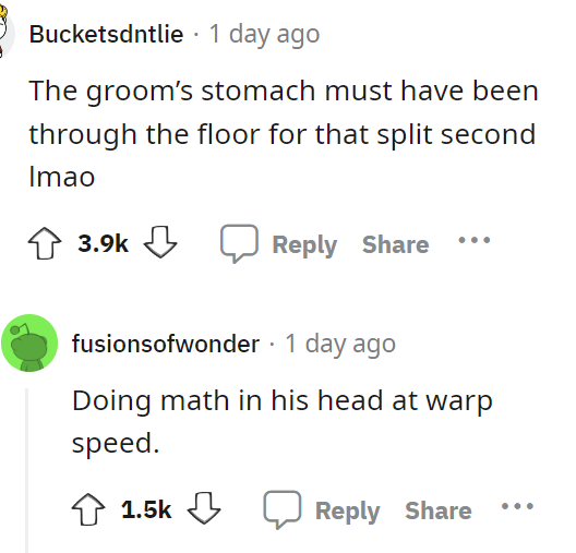 Here are some more comments from the above comment thread that we just needed to share too.