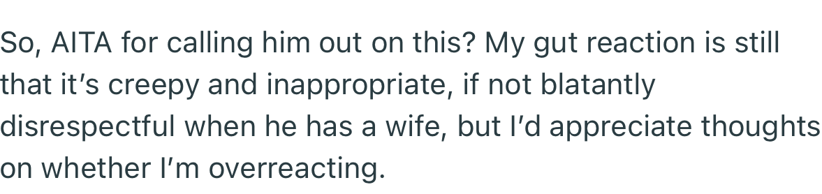 OP brought the matter before the Reddit court for deliberation