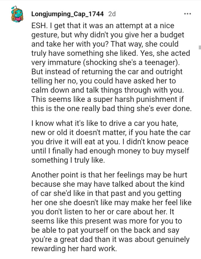 She Could Truly Have Something She Liked