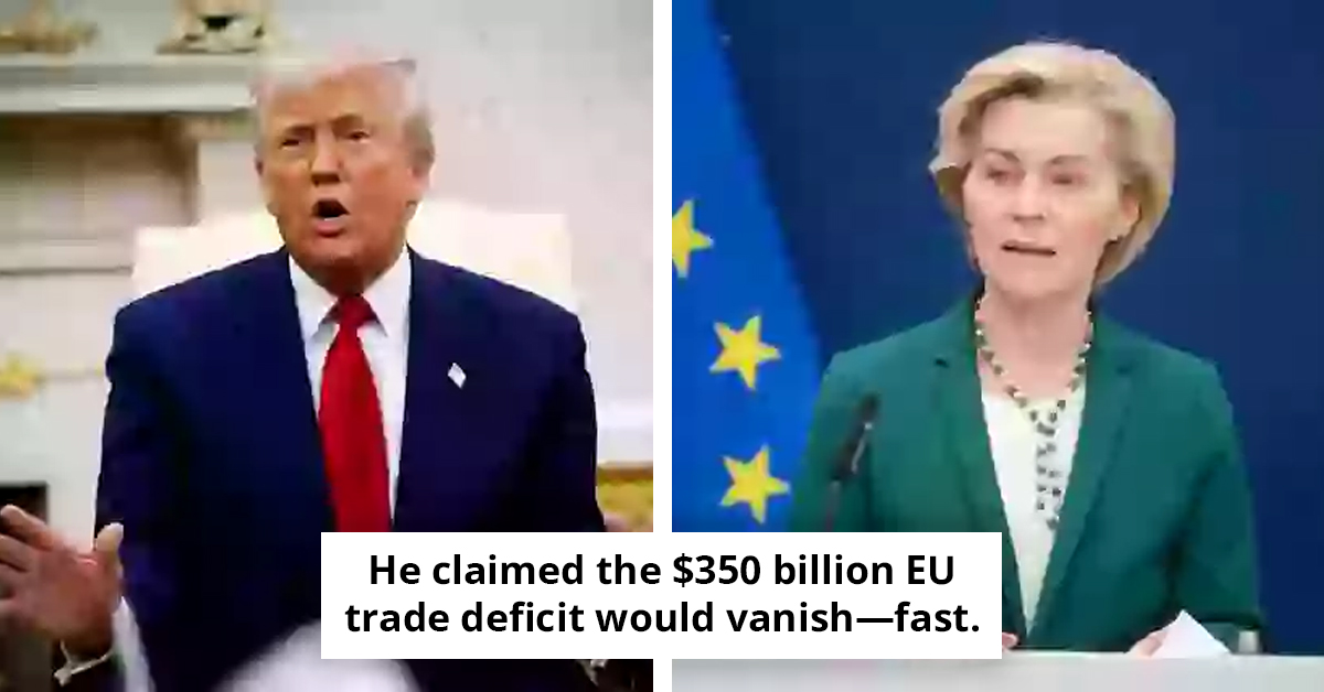 Trump Unveils Bold Terms Europe Must Accept To Avoid Sweeping Tariffs