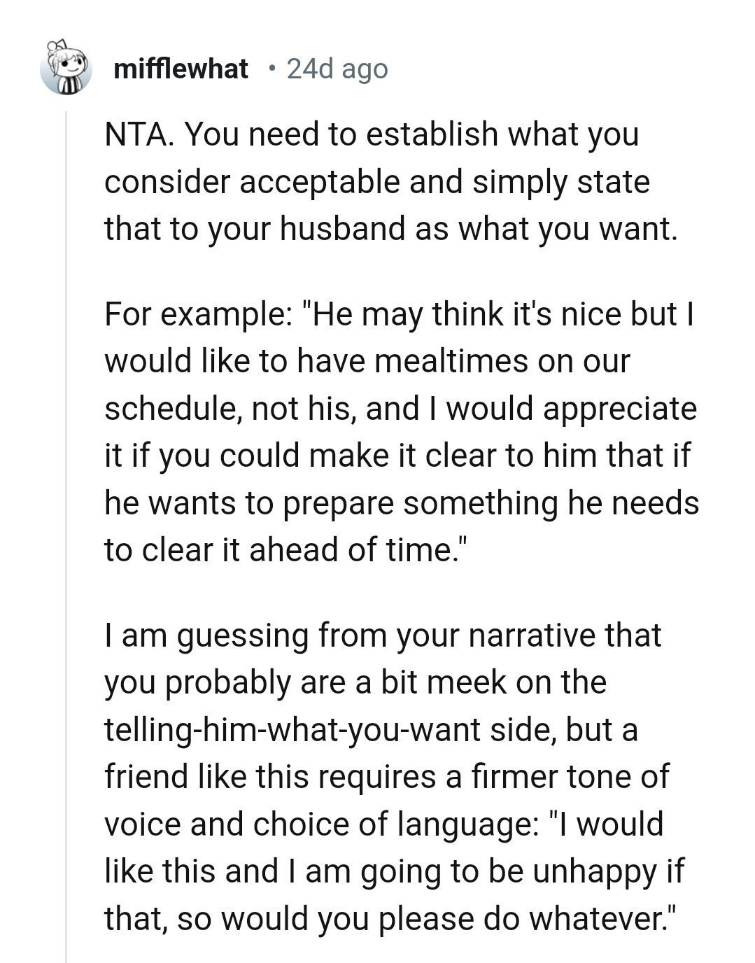 The Comments Roll In...