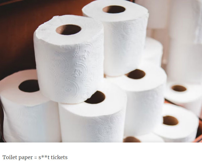 38. Tickets that you can keep rolling until you're satisfied