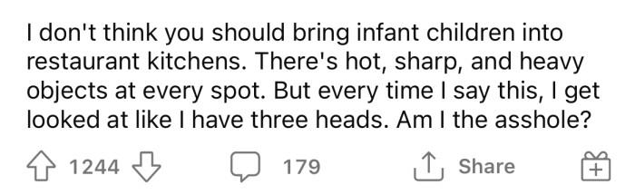 Now the OP is if she's the a**hole in this situation.