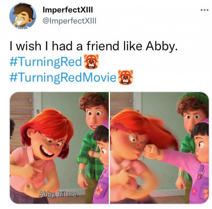 14. Just like this commenter, I wish I had a friend like Abby too.