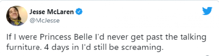 13. Talking furniture is probably where I'd draw the line too. That would haunt me for years.