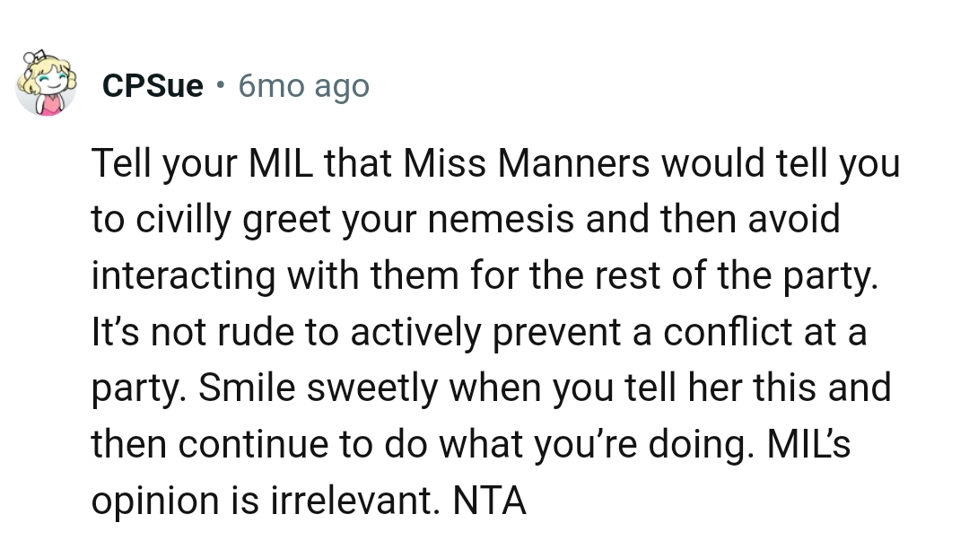 Greeting your nemesis