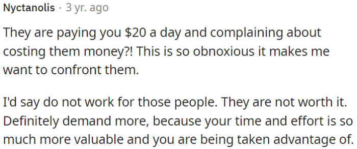 OP should assertively request better compensation.