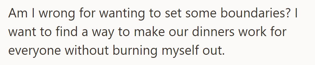 OP is now questioning if setting boundaries is wrong. Scroll down to see what people had to say!