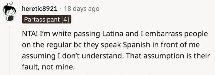 They assumed it, and that's their fault.