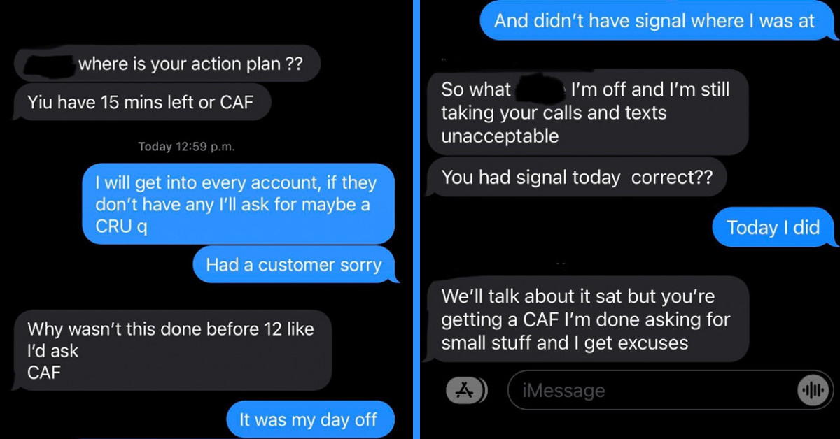 14 Relatable Times Toxic Employers Lost It and Humiliated Themselves While Texting Their Employees