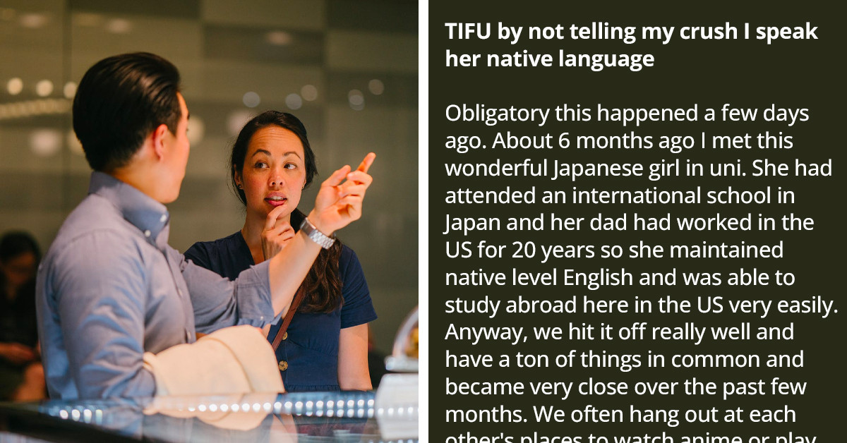 Man Finds Himself In Trouble After A Japanese Girl He Likes Discovered That He Understands Her Native Language