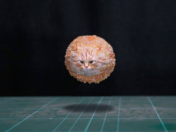 Kitty ball sculpture