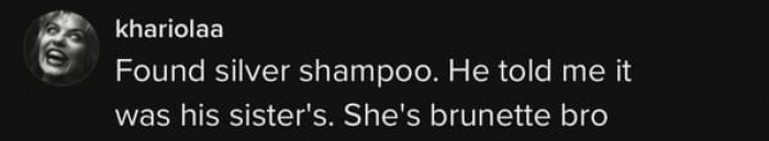 This person found a silver shampoo