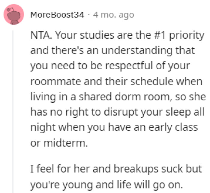 Studies are the #1 priority