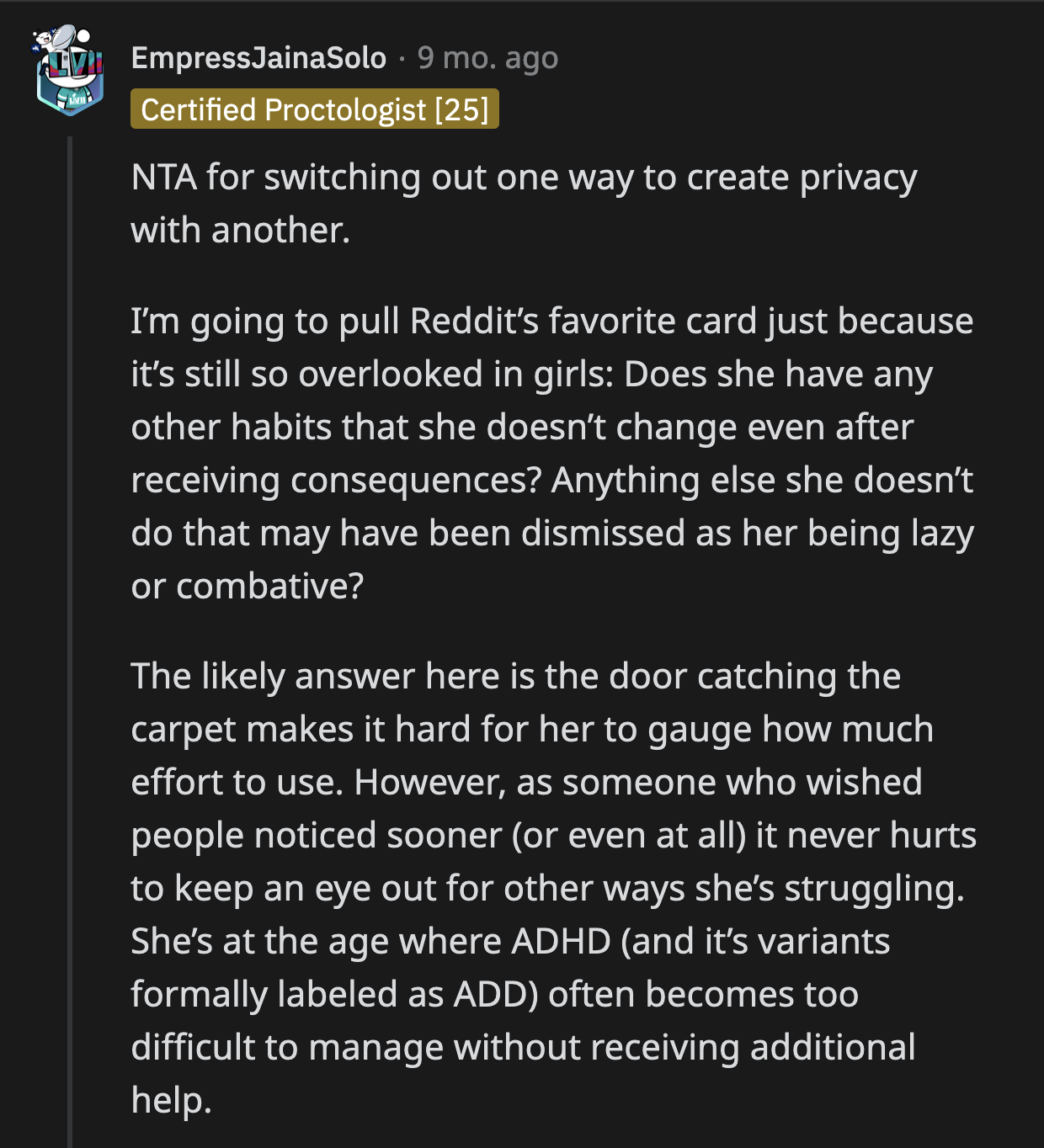 Redditors were determined to get to the bottom of Maggie's door slamming.