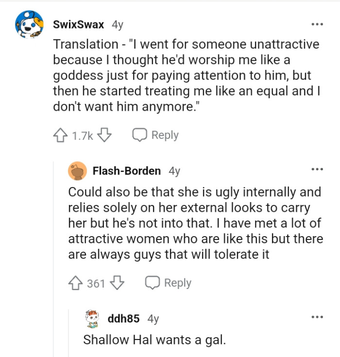 This Redditor translates what the person is literally trying to say