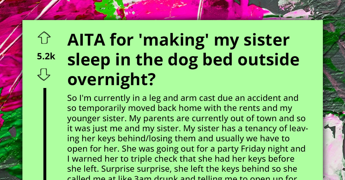 Lady Pays the Price of Her Forgetfulness by Braving the Night in a Tick-Infested Dog Bed