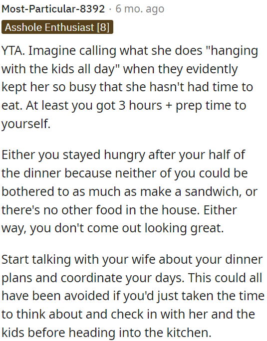 This situation could have been avoided if OP had taken the time to consider and talk to his wife.