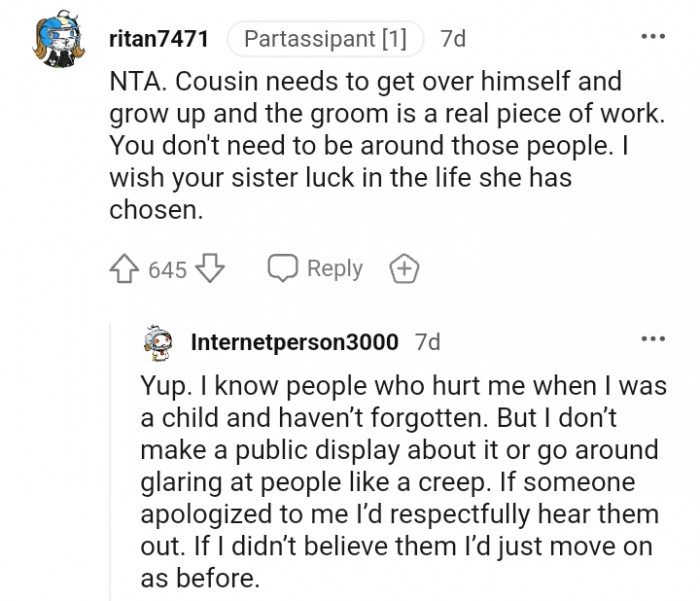 7. You don't need to be around those people