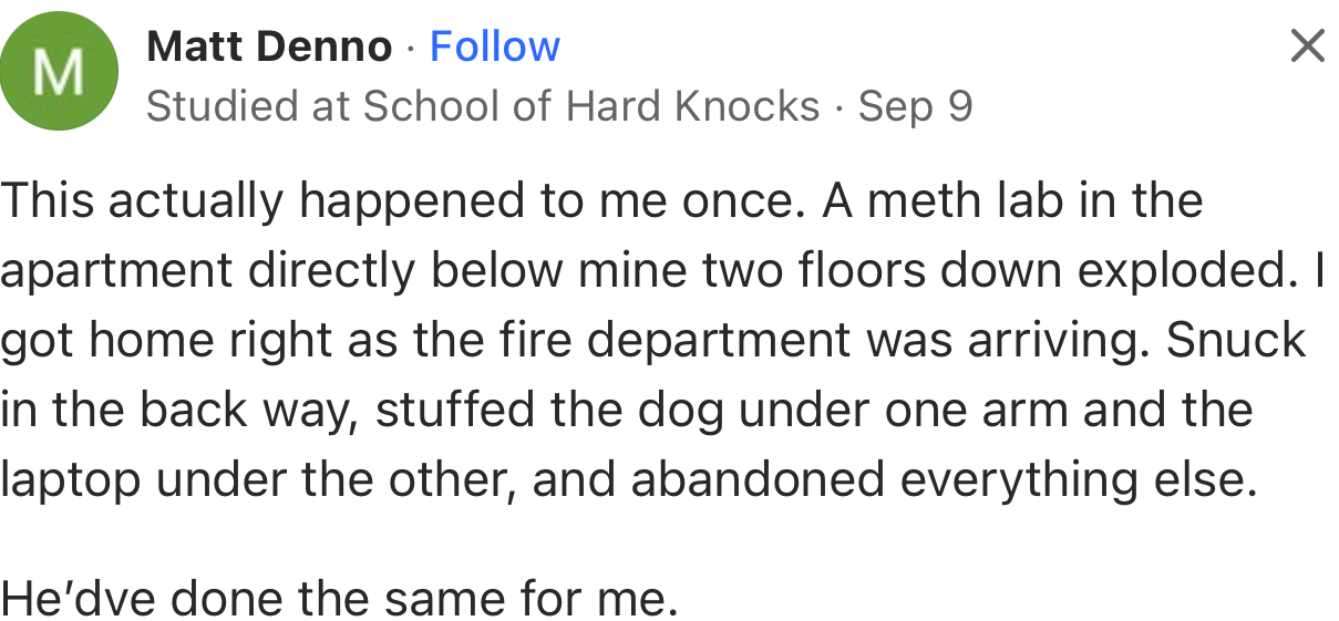 This User Has Done It Once and They Would Do It All Over Again If They Had To