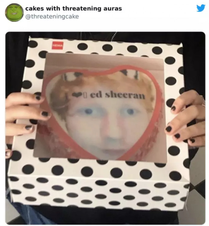 29. This cake speaks for itself